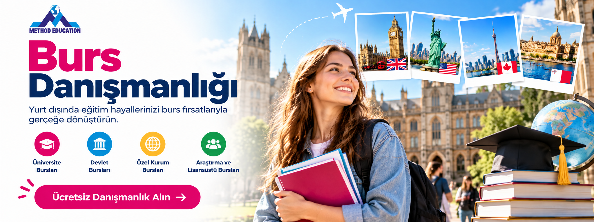 burs danışmanlığıyla dünya turu