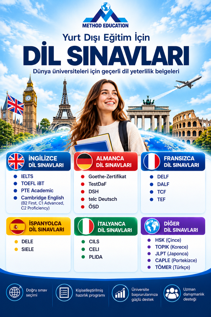 dil sınavları dünya eğitimine açılan kapı