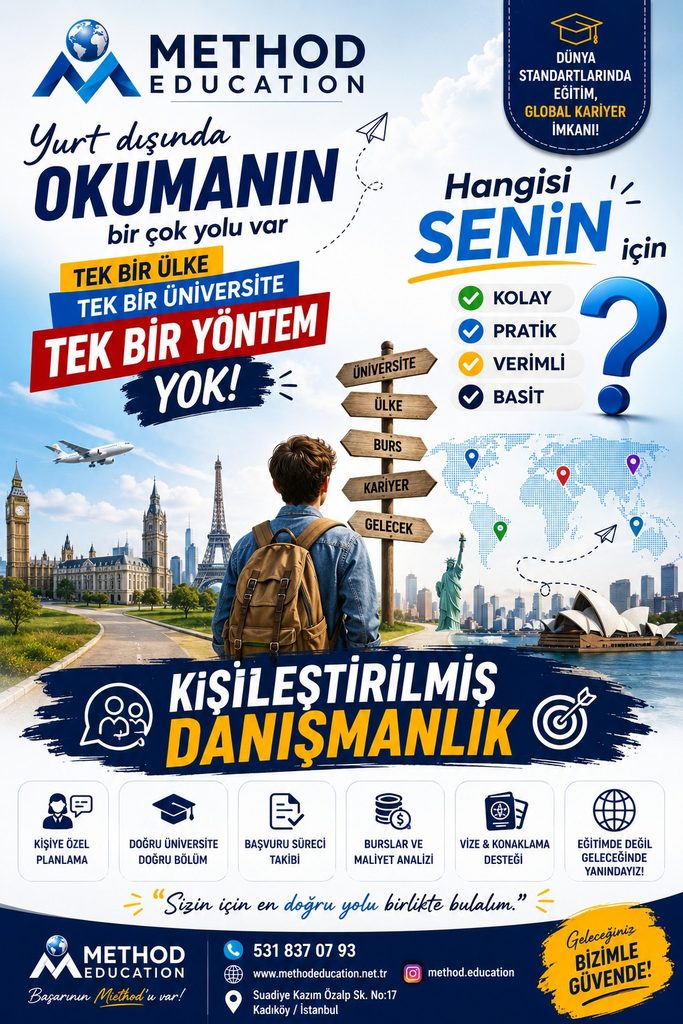 Yurt Dışında Okumanın Yolları Yurt dışında okumanın yolları ve kişiselleştirilmiş eğitim danışmanlığı