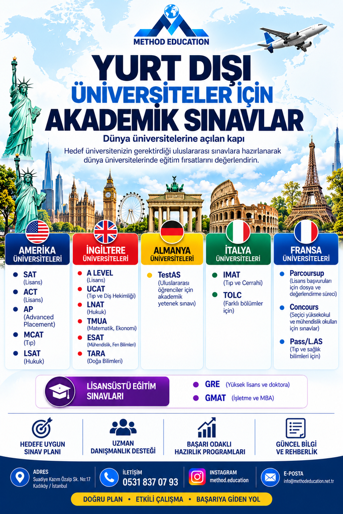 yurt dışı Üniversite sınavları rehberi (1)